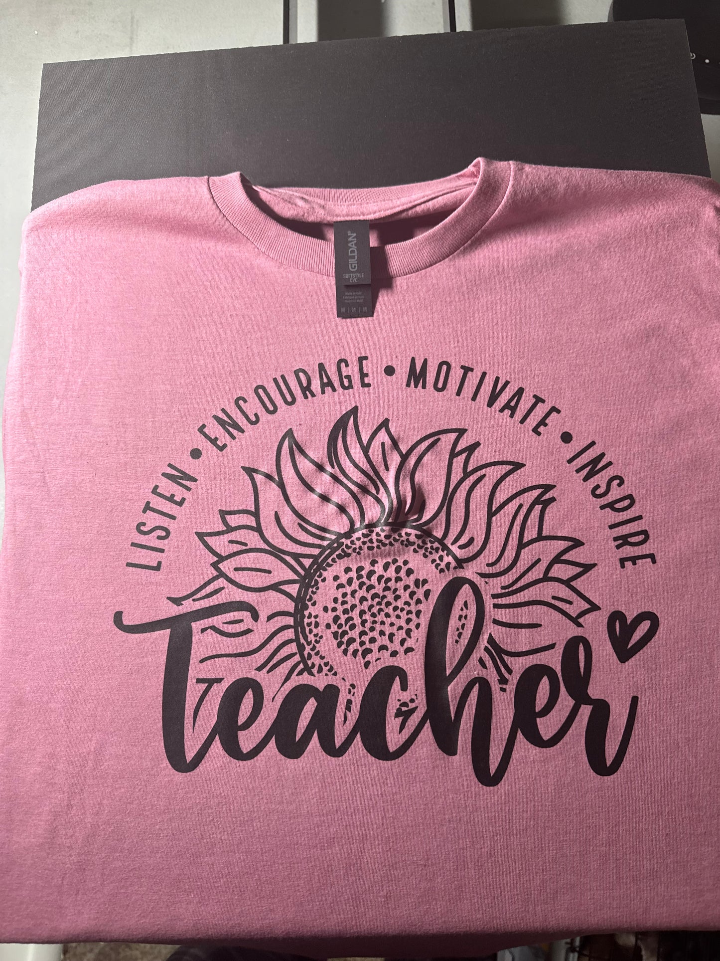 Teacher T-Shirt: Teacher Sunflower T-Shirt