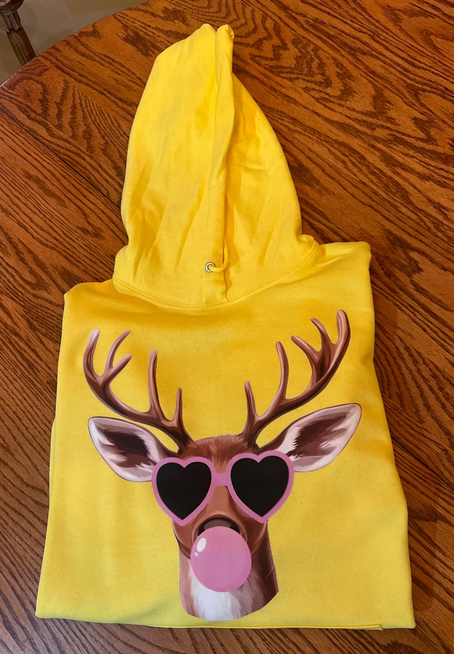 Deer with bubble shirt