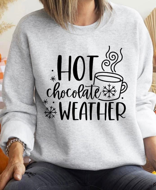 Winter Crew Unisex Sweatshirt/ Hot Chocolate Weather