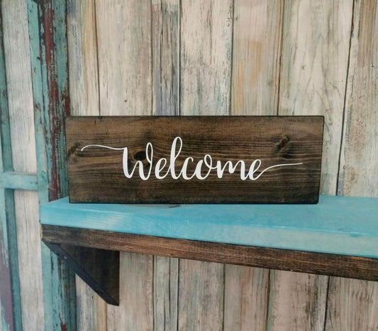 Custom Sign: *SALE* Farmhouse Wooden Welcome sign