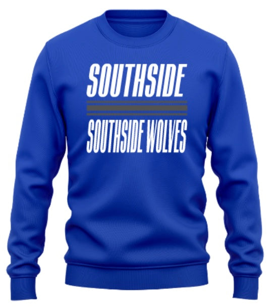 Southside wolves unisex crew sweatshirt sizes sm-5xl