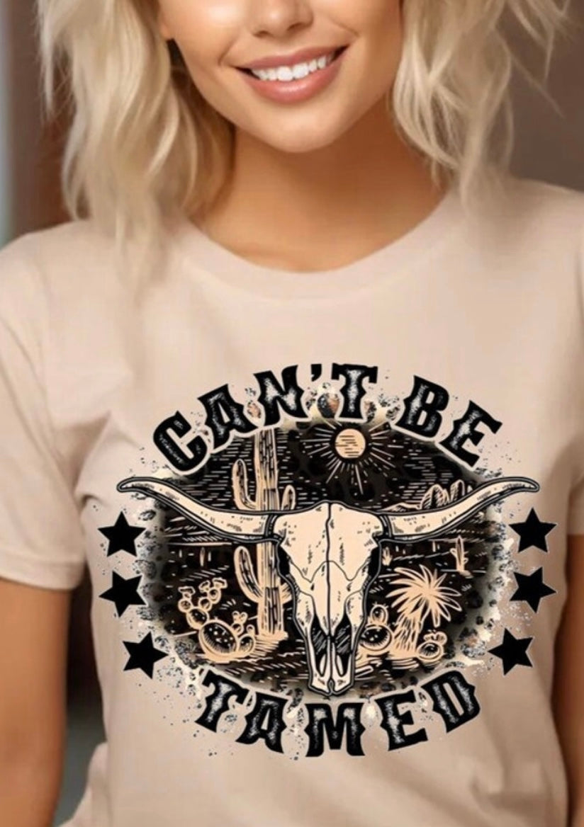 Short sleeve Tee~Can’t be tamed Tee