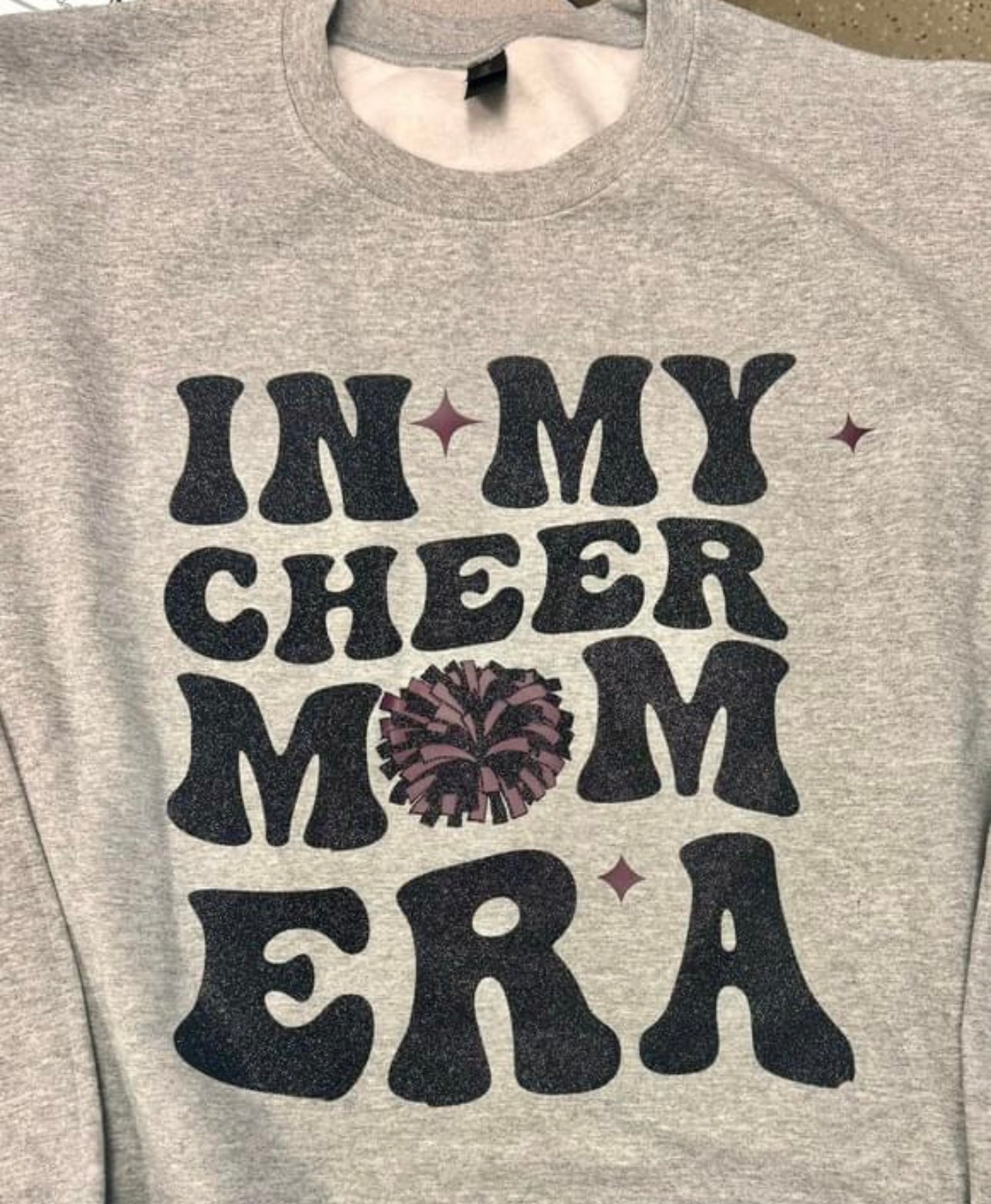 Cheer: In My Cheer Mom Era ~ Unisex Crew Sweatshirt (Custom Name) sizes sm-3xL