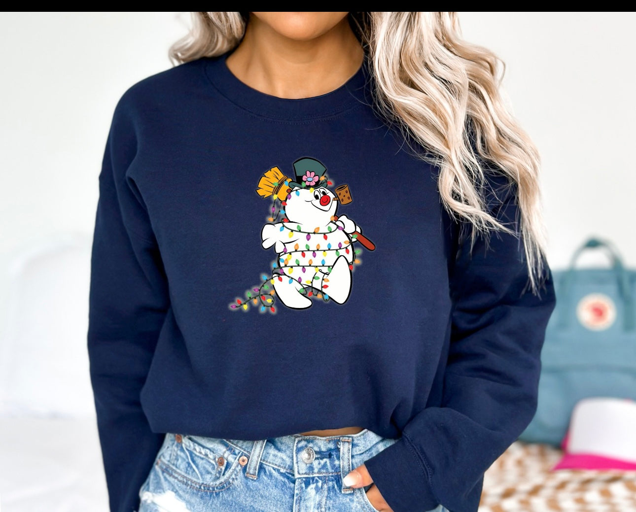 Crew sweatshirt:  Frosty the snowman crew sweatshirt