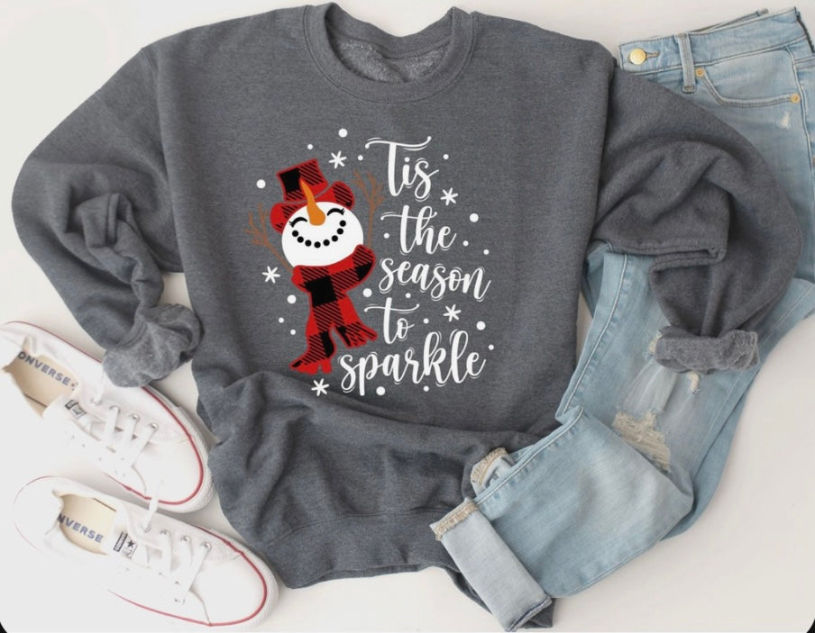 Crew Sweatshirt: Tis the season to ✨