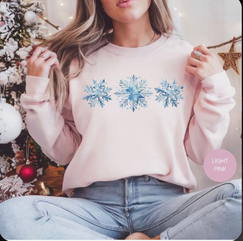 Snowflake long sleeve t-shirts