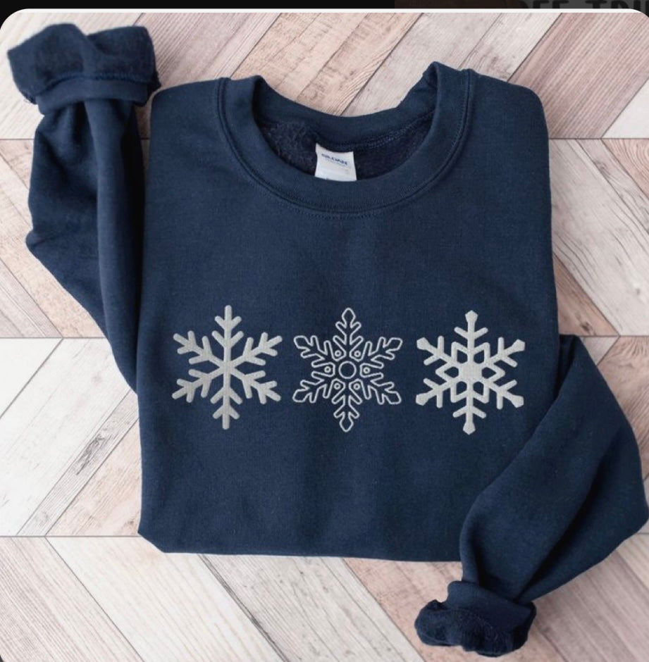 Snowflake long sleeve t-shirts