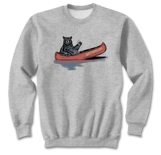 Bear Crew Sweatshirt ~ Bottoms Up