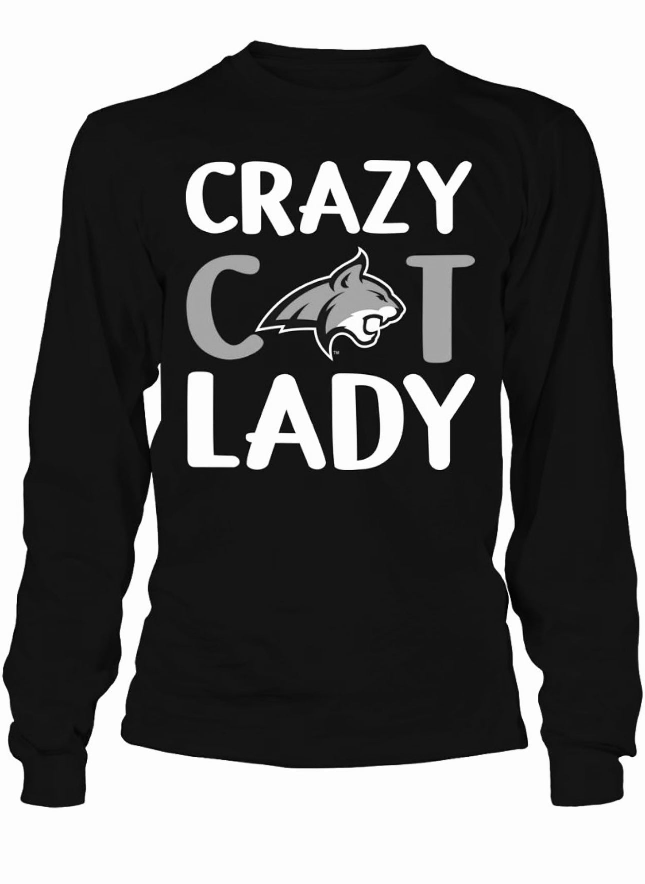 Sports: Montana State University Crazy Cat Lady Shirt