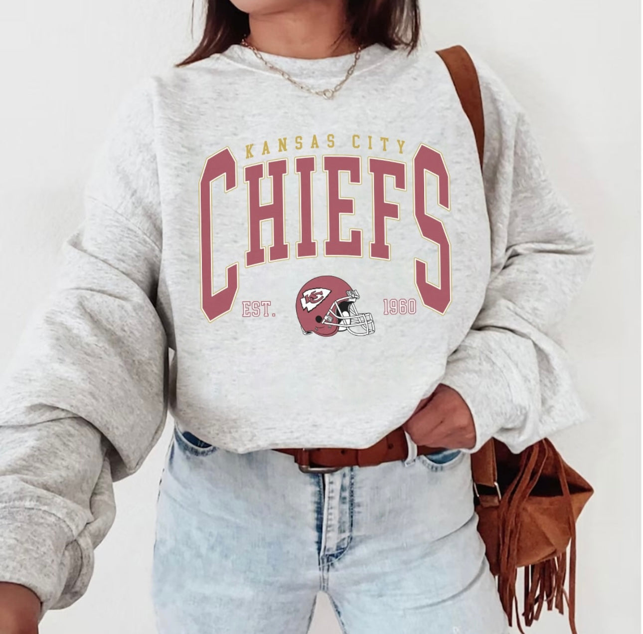 NFL Chiefs crew unisex sweatshirt