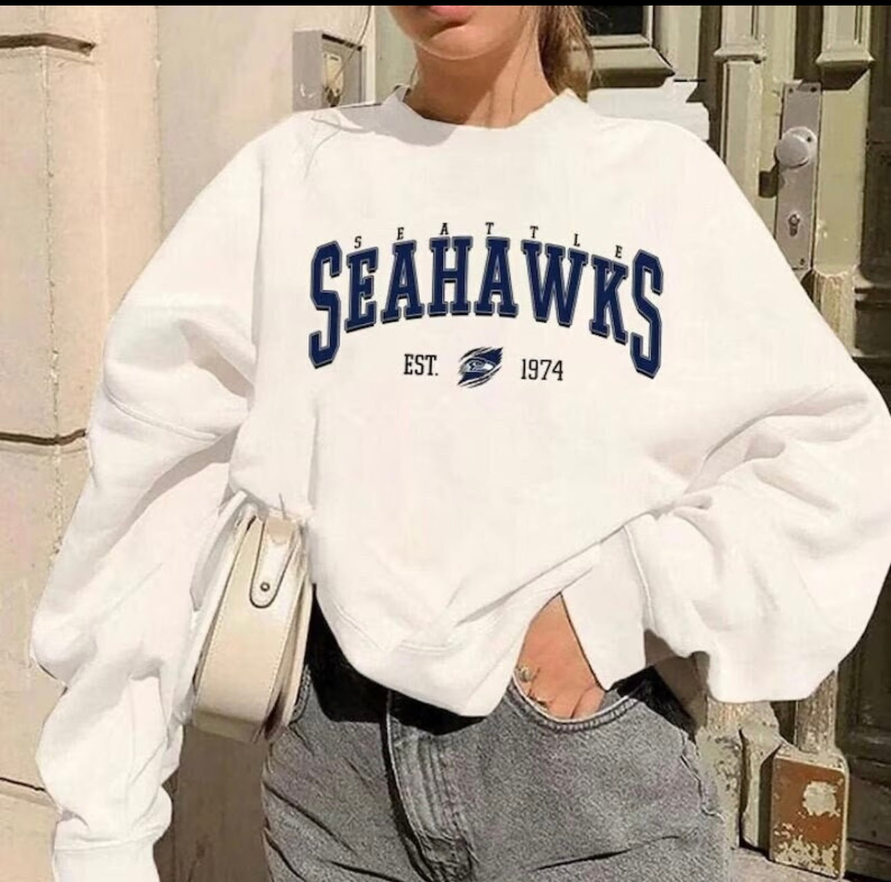 NFL Unisex Crew Sweatshirt: Seahawks