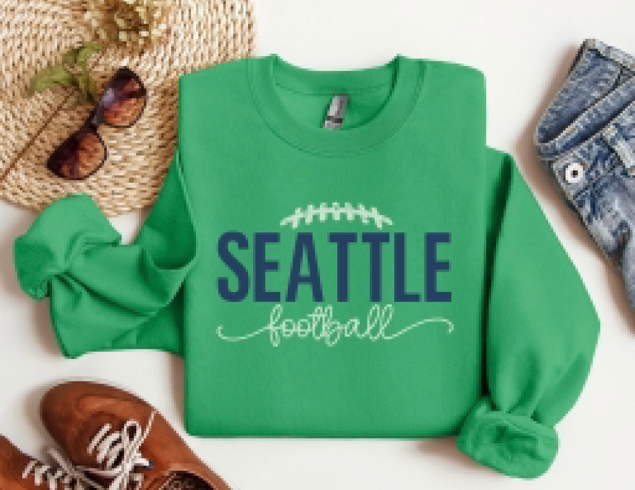 NFL Unisex Crew Sweatshirt: Seahawks