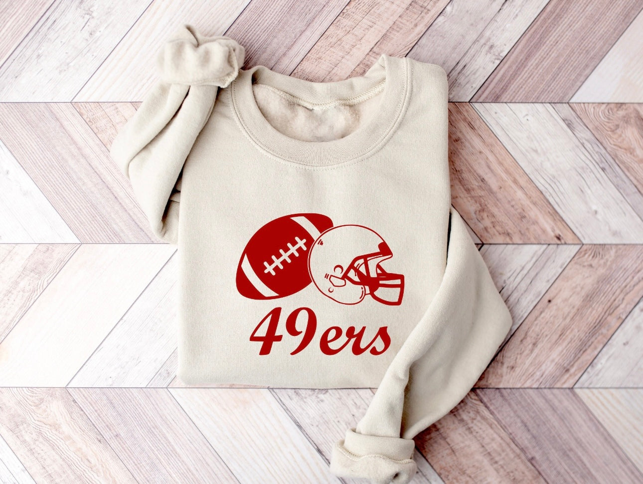 NFL Unisex Crew Sweatshirt: 49ers