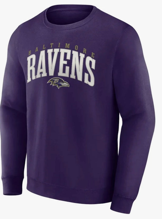 NFL unisex crew sweatshirt: Ravens